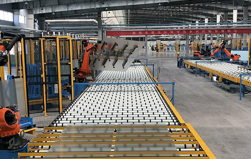 Anwendung der Elbe-Gelenkwelle in Kaltend-Fördersystemen bei der Flachglasproduktion